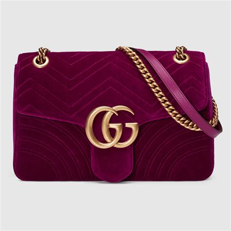 gg marmont velvet shoulder bag fake|gucci handbags marmont.